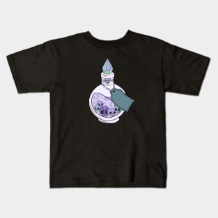 Magical Potions Bottles Witchy cute Skulls Kids T-Shirt